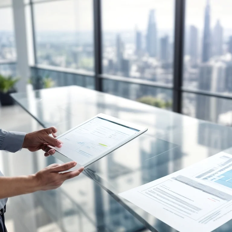 Office contact illustration